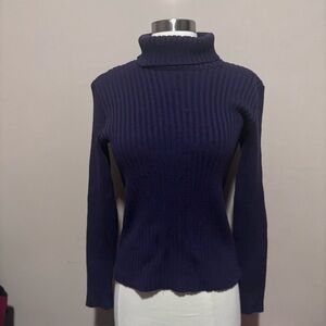 Women's purple Turtleneck Sweater